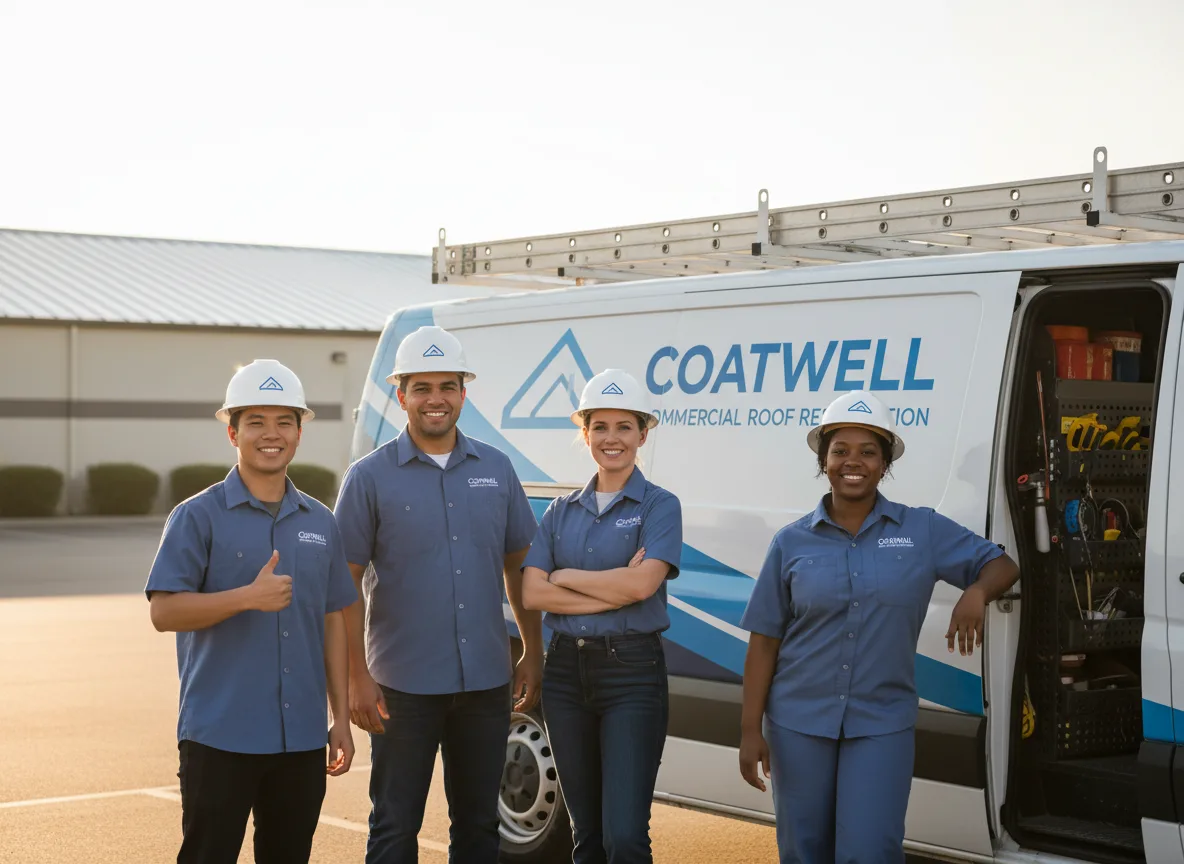 Commercial roof coating company in Meriden, KS